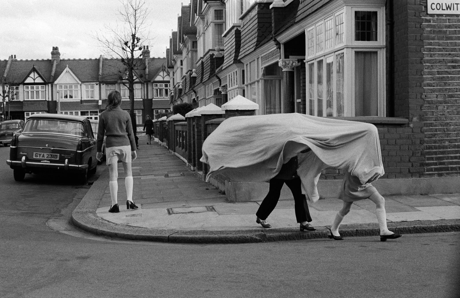 Children playing in a suburban street, Wandsworth, London, c. 1970