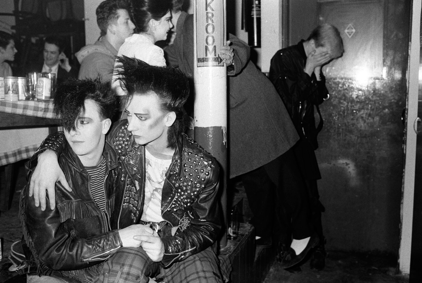 George O'Dowl as Boy George at the Blitz Club, Covent Garden, London, 1980