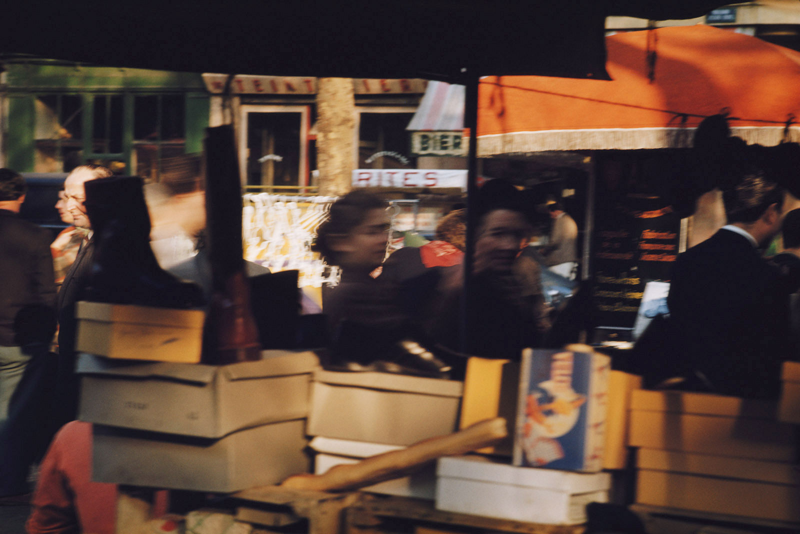 Street Market, Paris, 1954