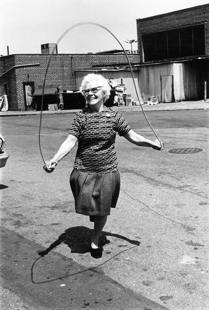 Isabel Croft Jumping Rope, Brooklyn. NY., 1972