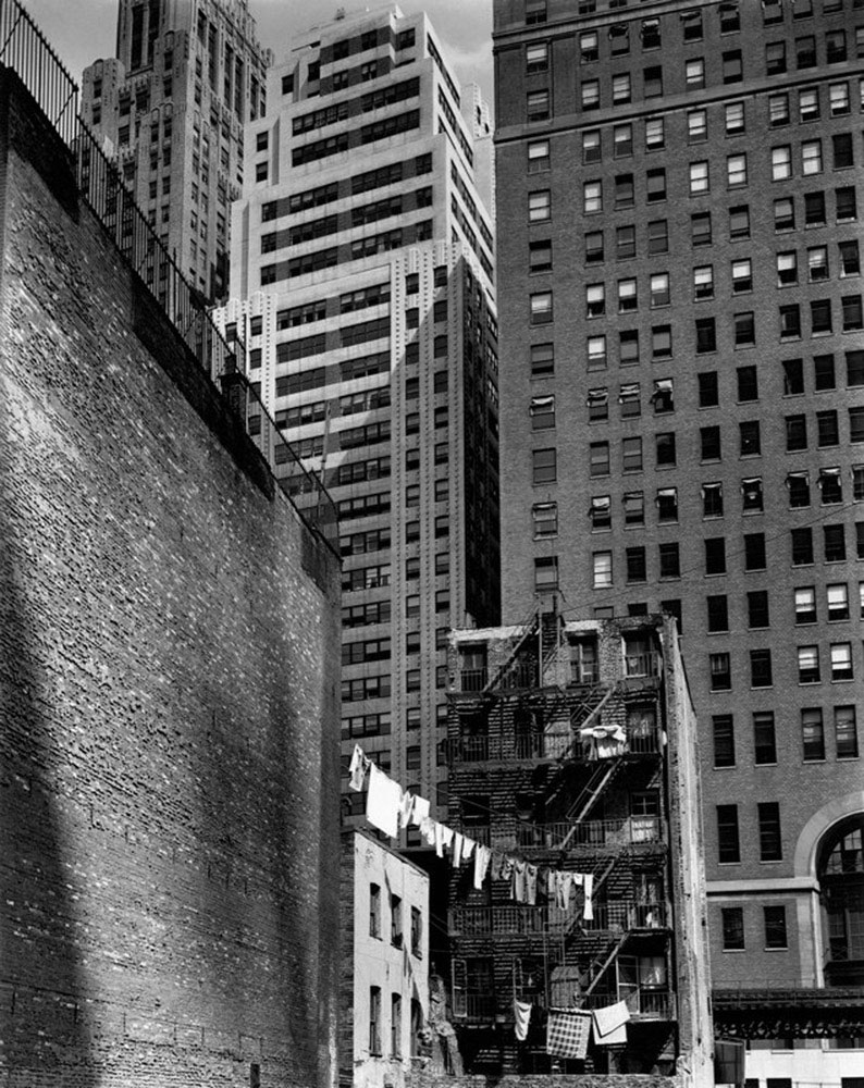Construction of old & new, 38 Greenwich Street, New York, 1936