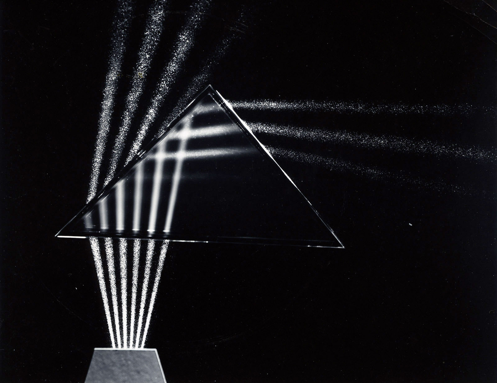 Light through prism, Cambridge, Massachussetts, 1958-61