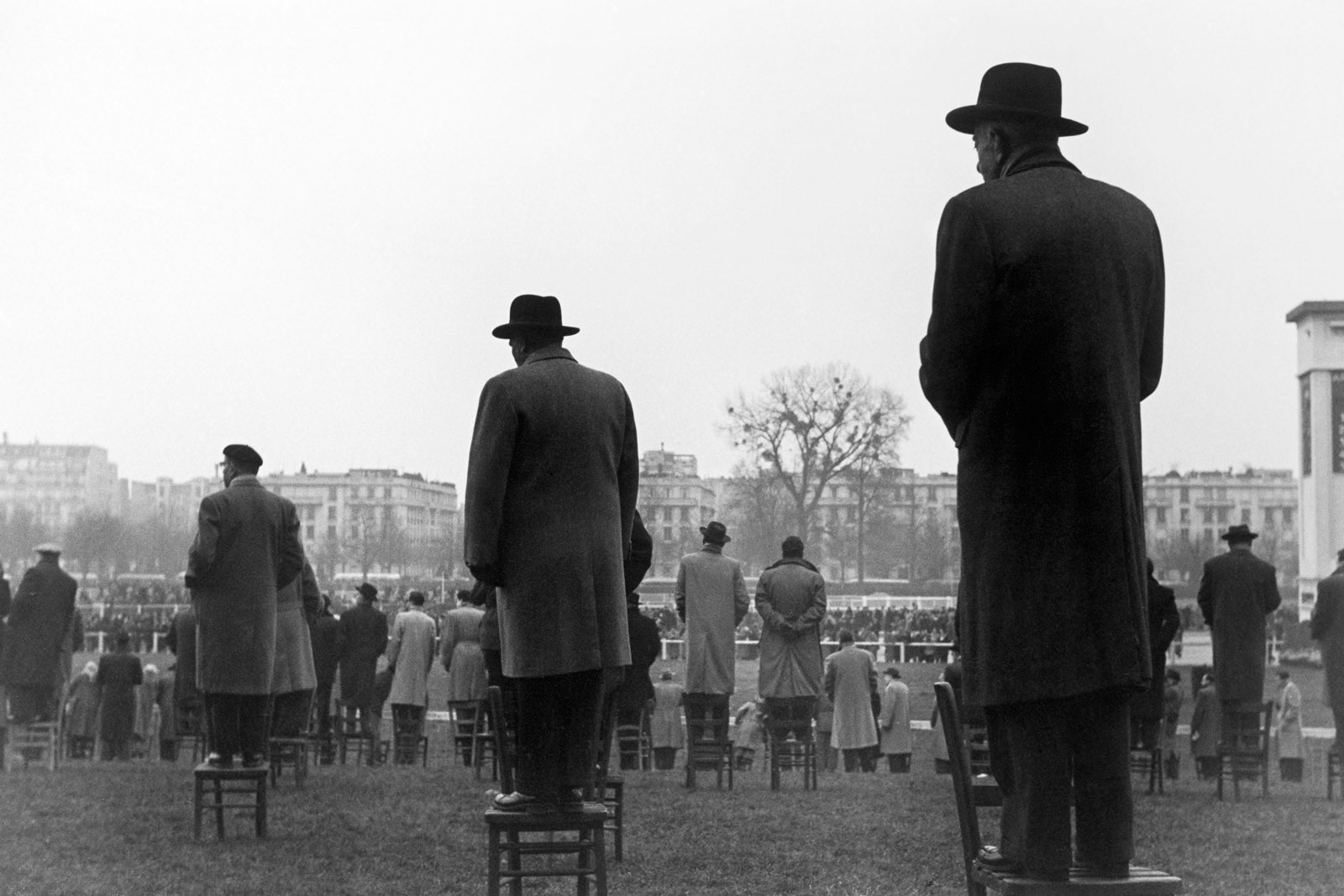 Courses à Auteuil, Paris, 1952