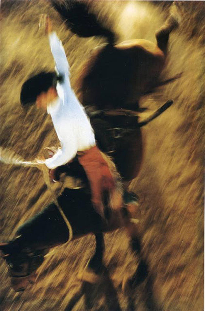 Bronco Rider, California, 1957