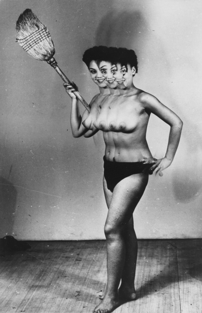 Strange-looking girls, c. 1950
