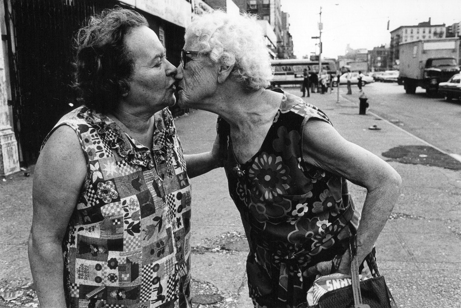 Mommie Kissing Bubbie, Delancey St., 1979