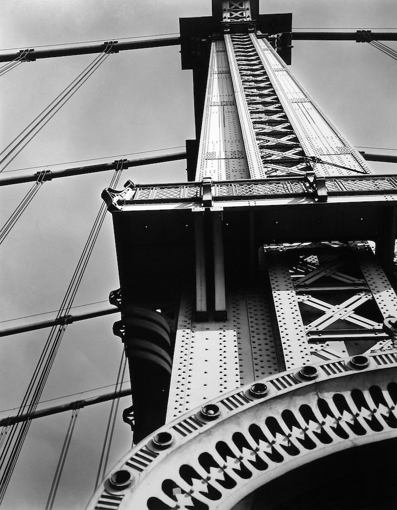Manhattan Bridge Looking Up, New York, 1936