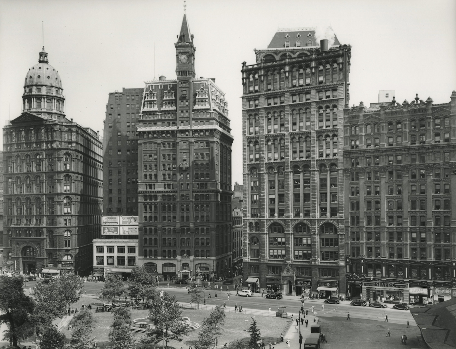 City Hall with World Tower, c. 1936