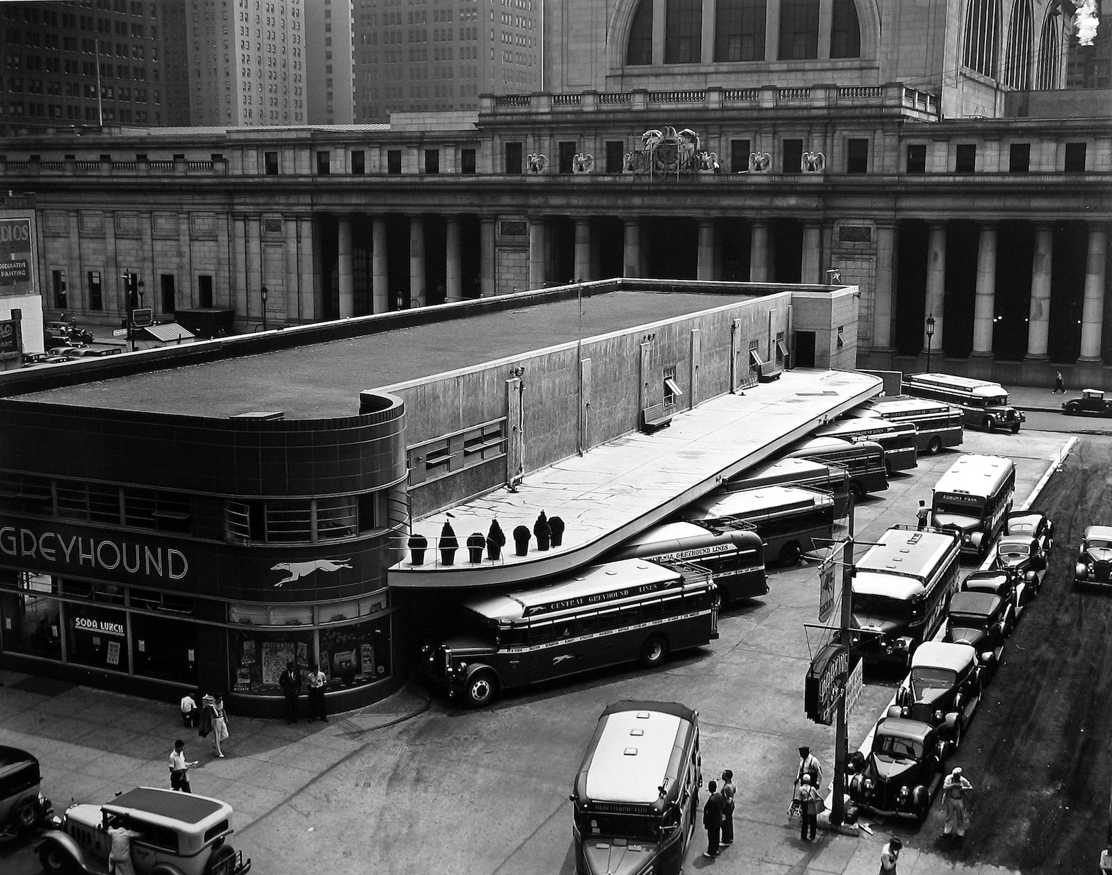 Greyhound Bus Terminal, 1936