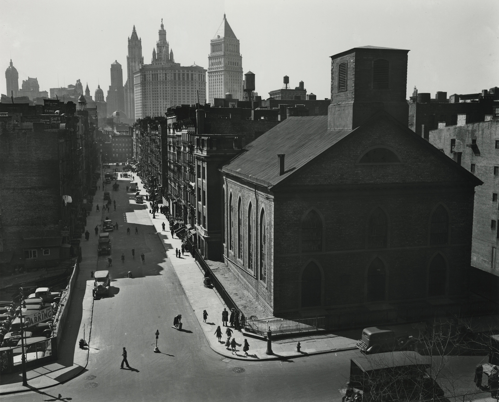 View of Manhattan from the Manhattan Bridge, 1937