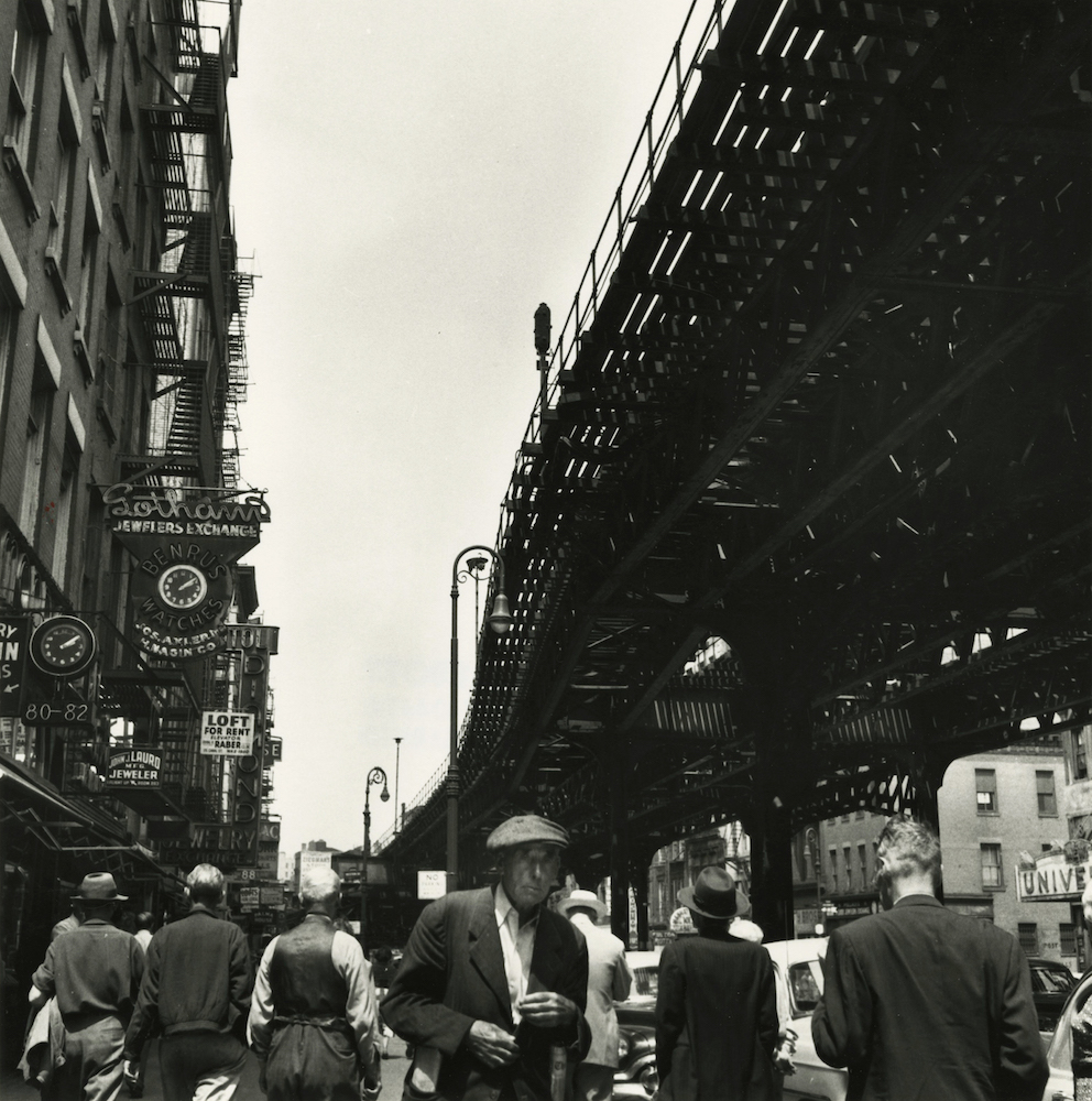 Under the El at the Bowery, New York, 1936