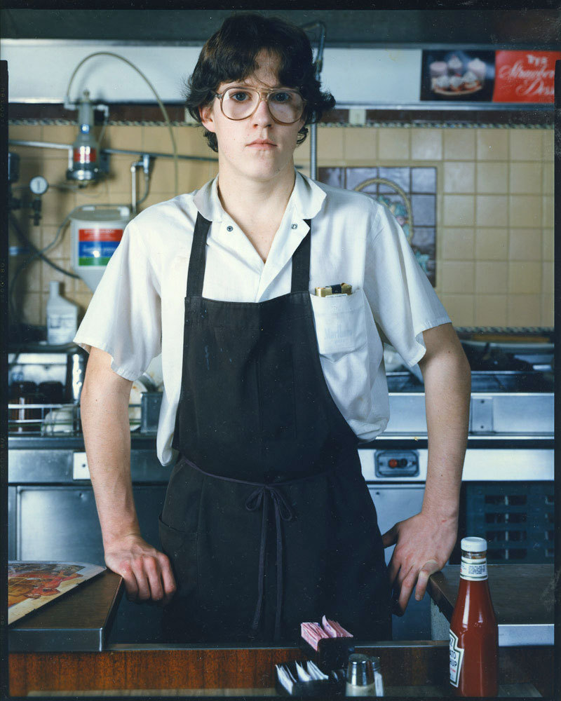 Dishwasher at Woolworths, Binghamton, NY, 1987