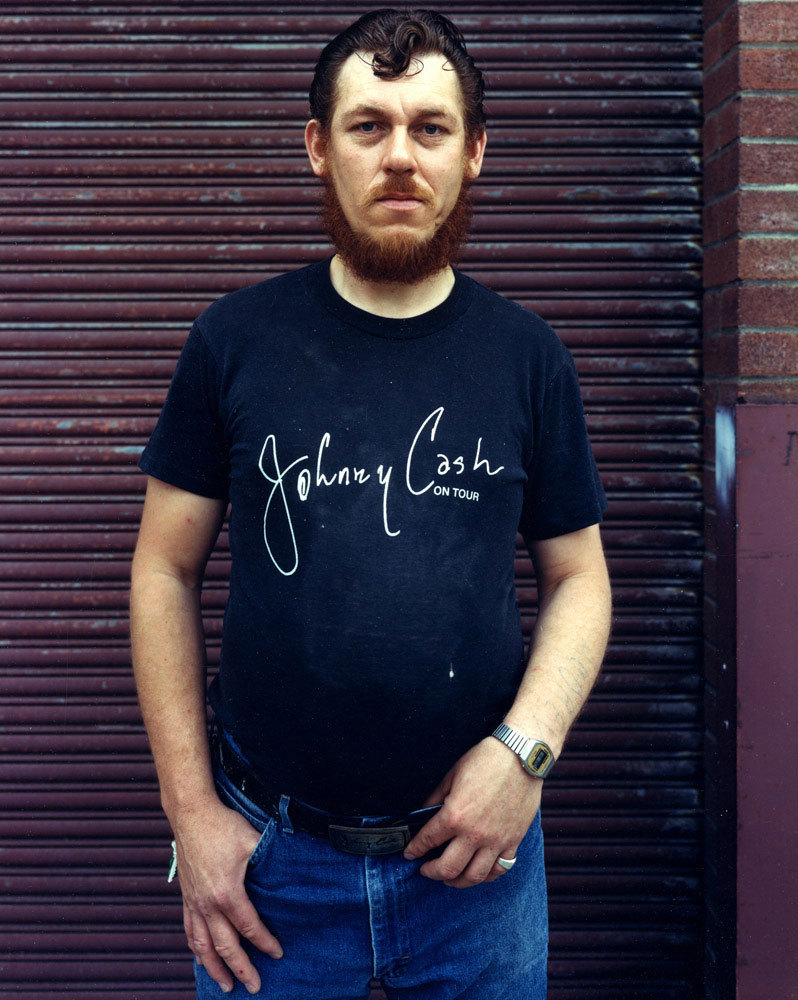 Man with Johnny Cash Tee-Shirt, Binghamton, NY, 1987