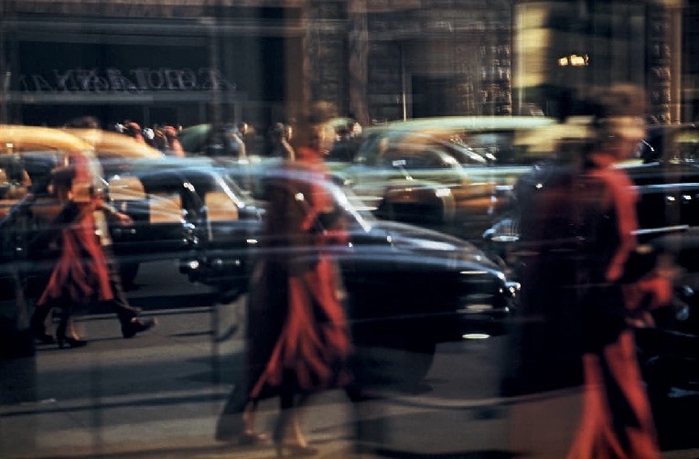 Traffic reflection, 1957