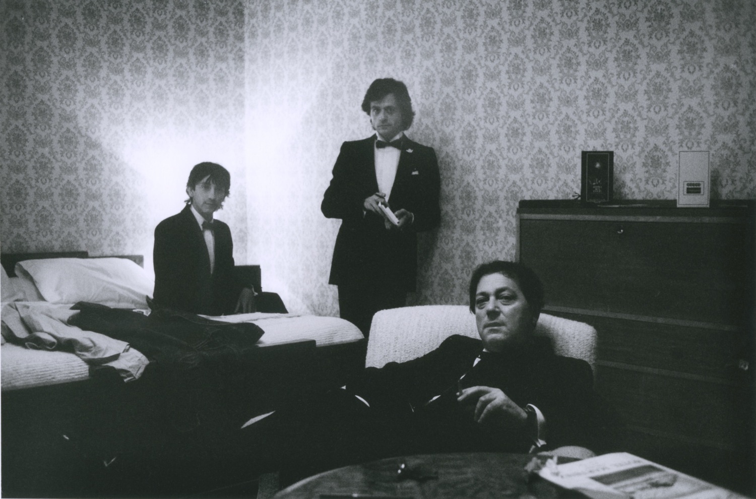 Jean-Hugues Anglade, Roland Bertin, Patrice Chéreau, Cannes, 1983