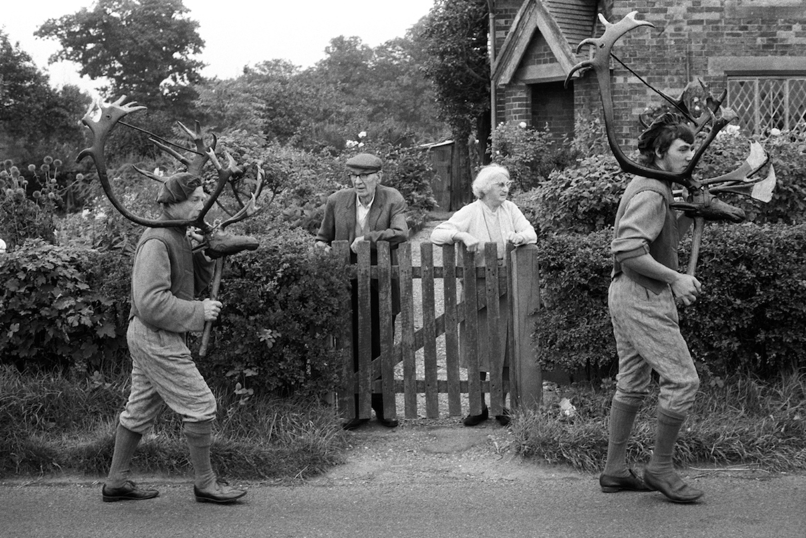Abbots Bromley Horn Dance, Staffordshire, 1973