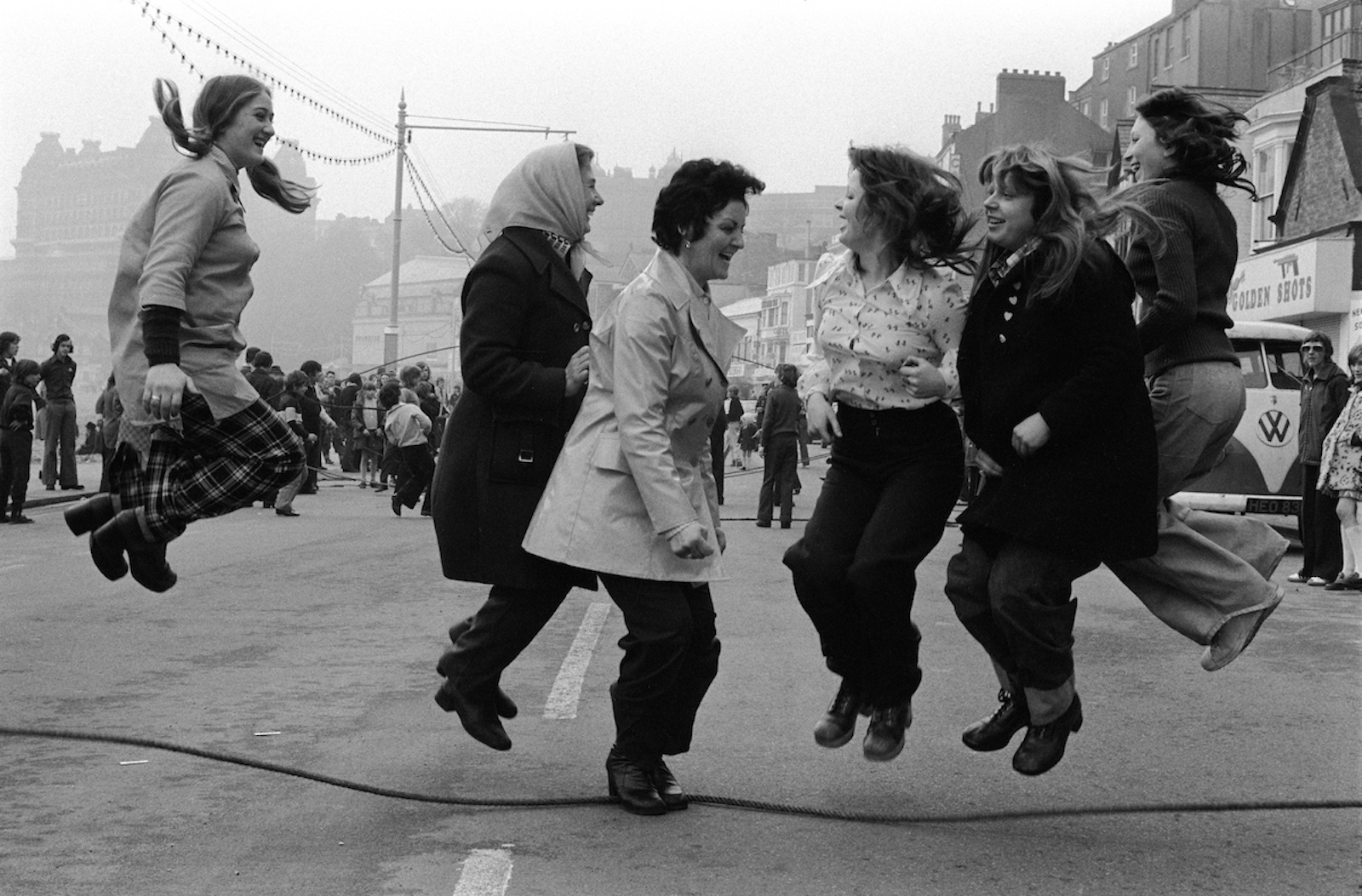 Skipping Scarborough, Yorkshire, 1974