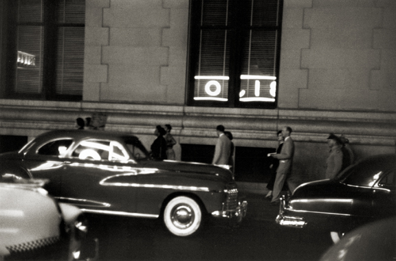 Theatre goers, New York City, 1947