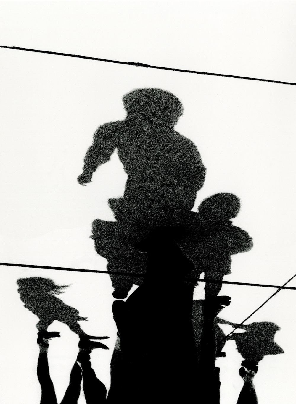 Running Children, Shadow Series, Chicago, 1951