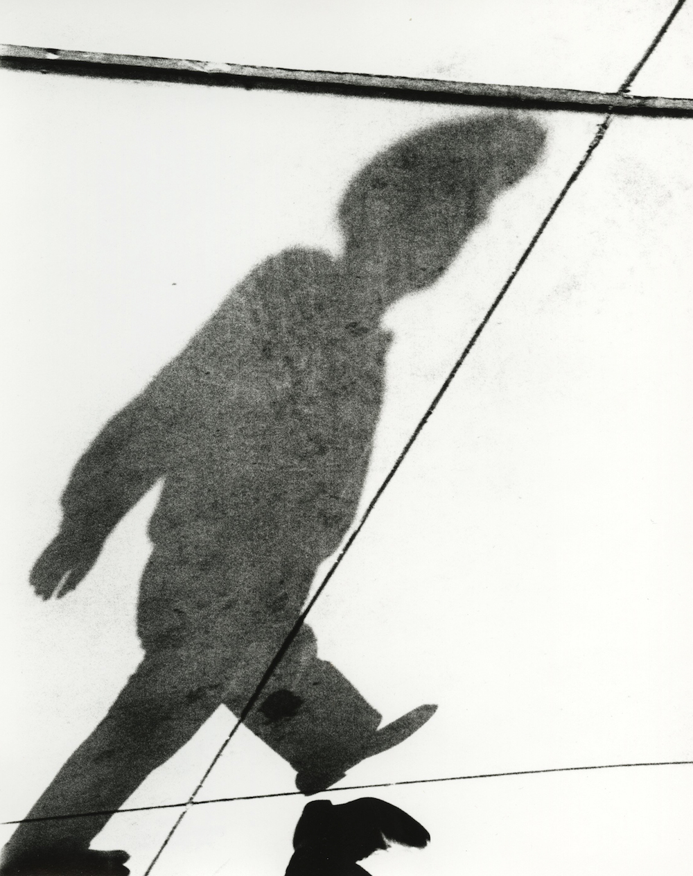 Man in Hat, Shadow Series, Chicago, 1951