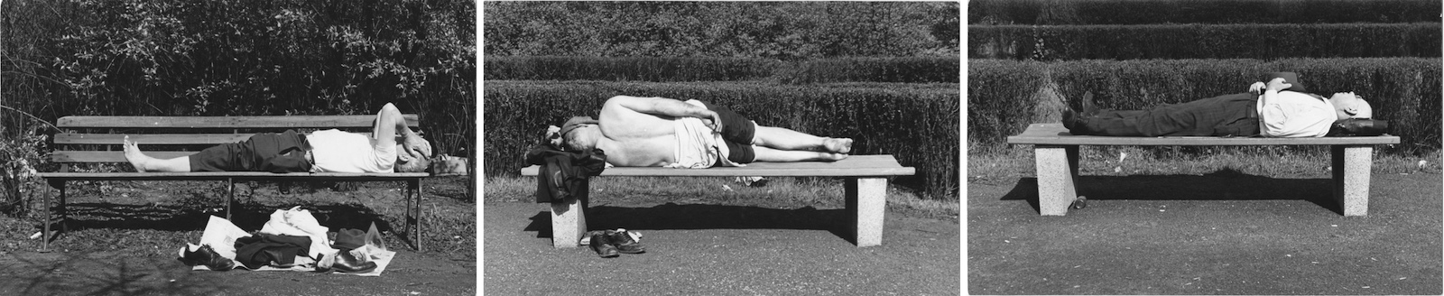 Man on Park Bench, Grant Park, Chicago, 1951