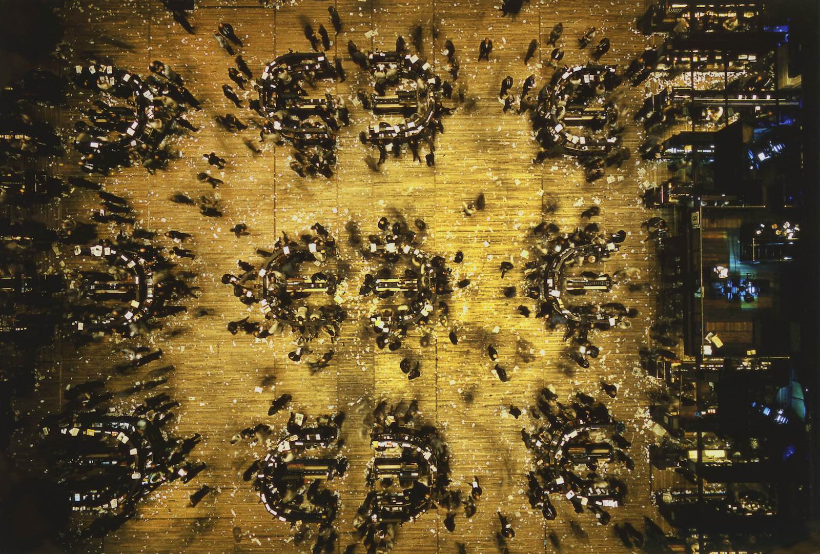 Bird's Eye view, New York Stock Exchange, 1956