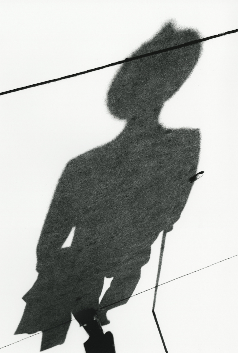 Man with Cane, Shadow Series, Chicago, 1951