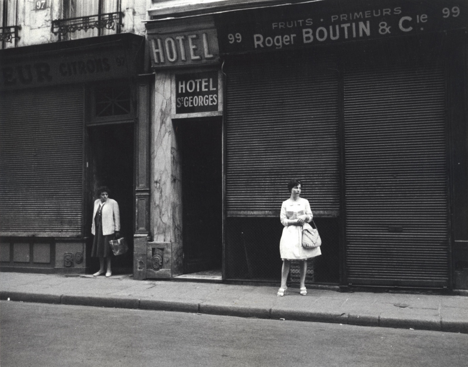 Hotel Saint Georges, Prostitution Series, Rue Saint Denis, Paris, 1960