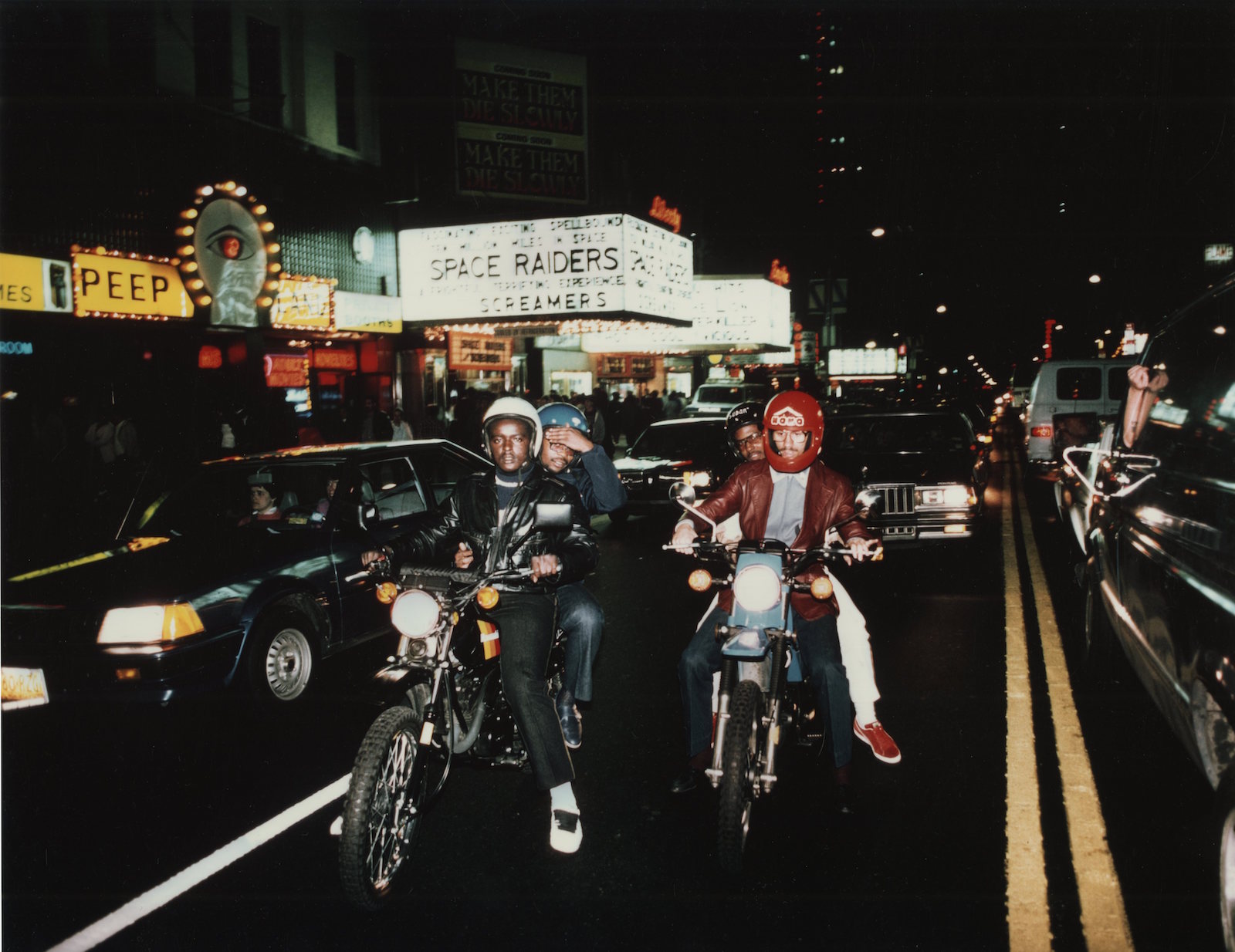 Motorcycles, Times Square, NY, 1983