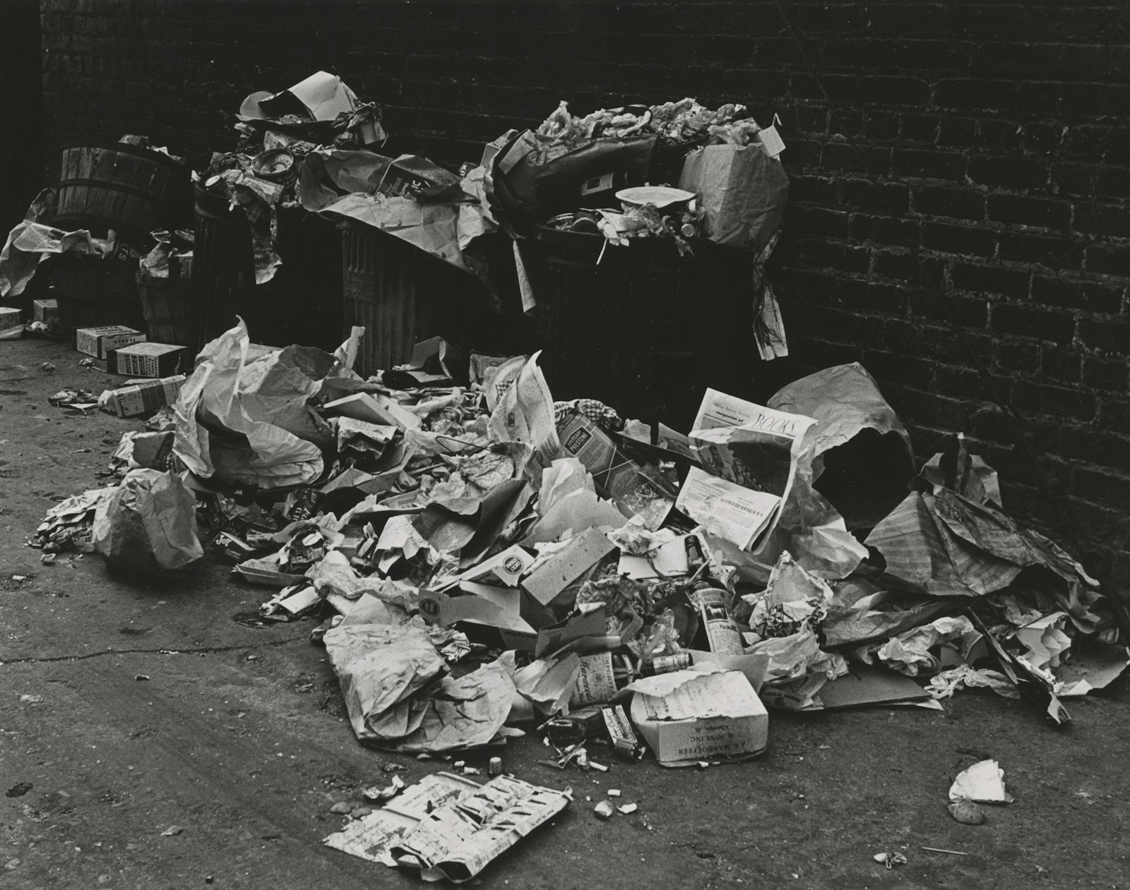 Garbage, Southside, Chicago, 1951