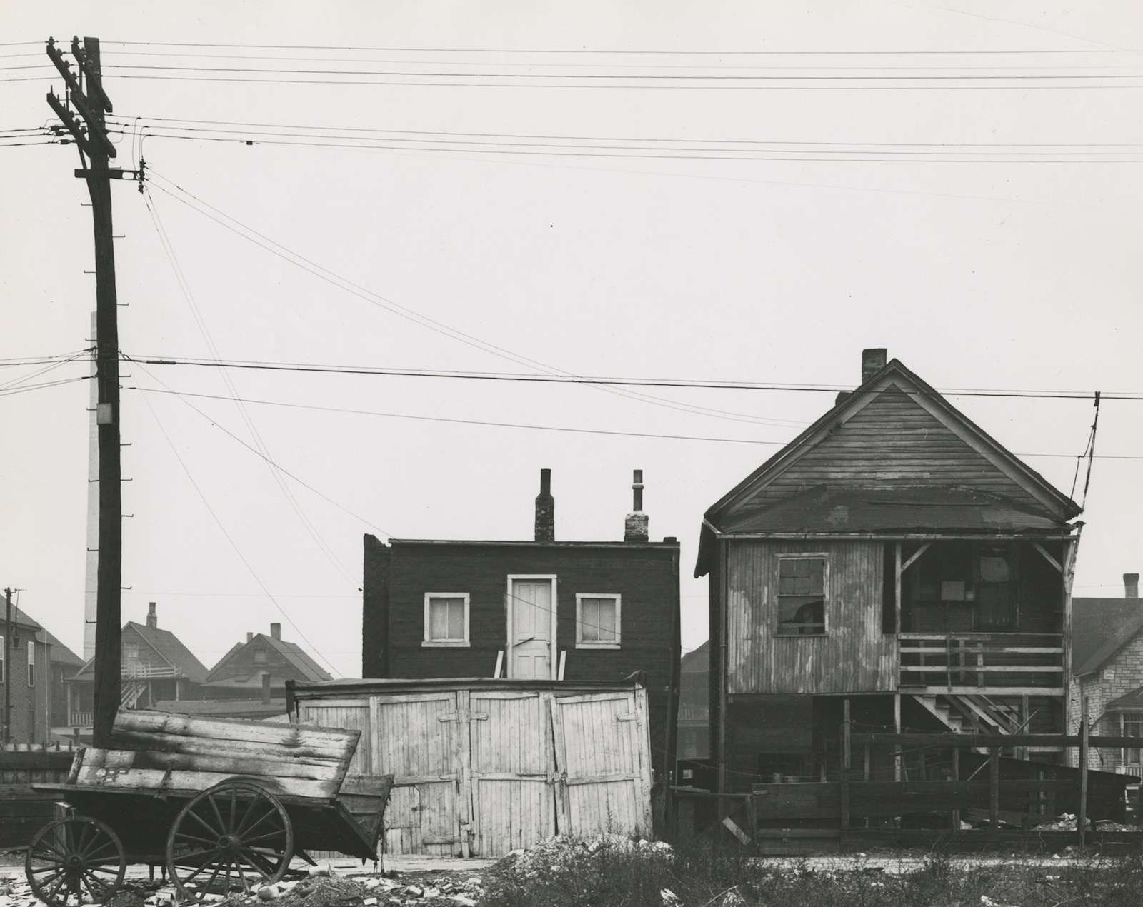 Wooden Houses, Southside, Chicago, 1950