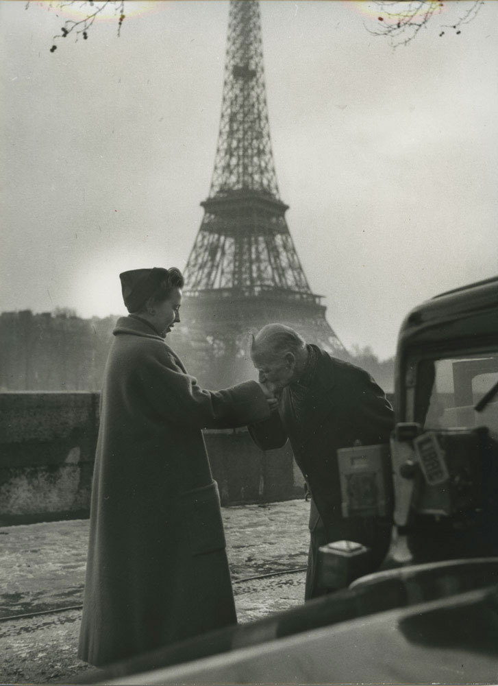 Vieux russe, chauffeur de taxi, Paris, 1954