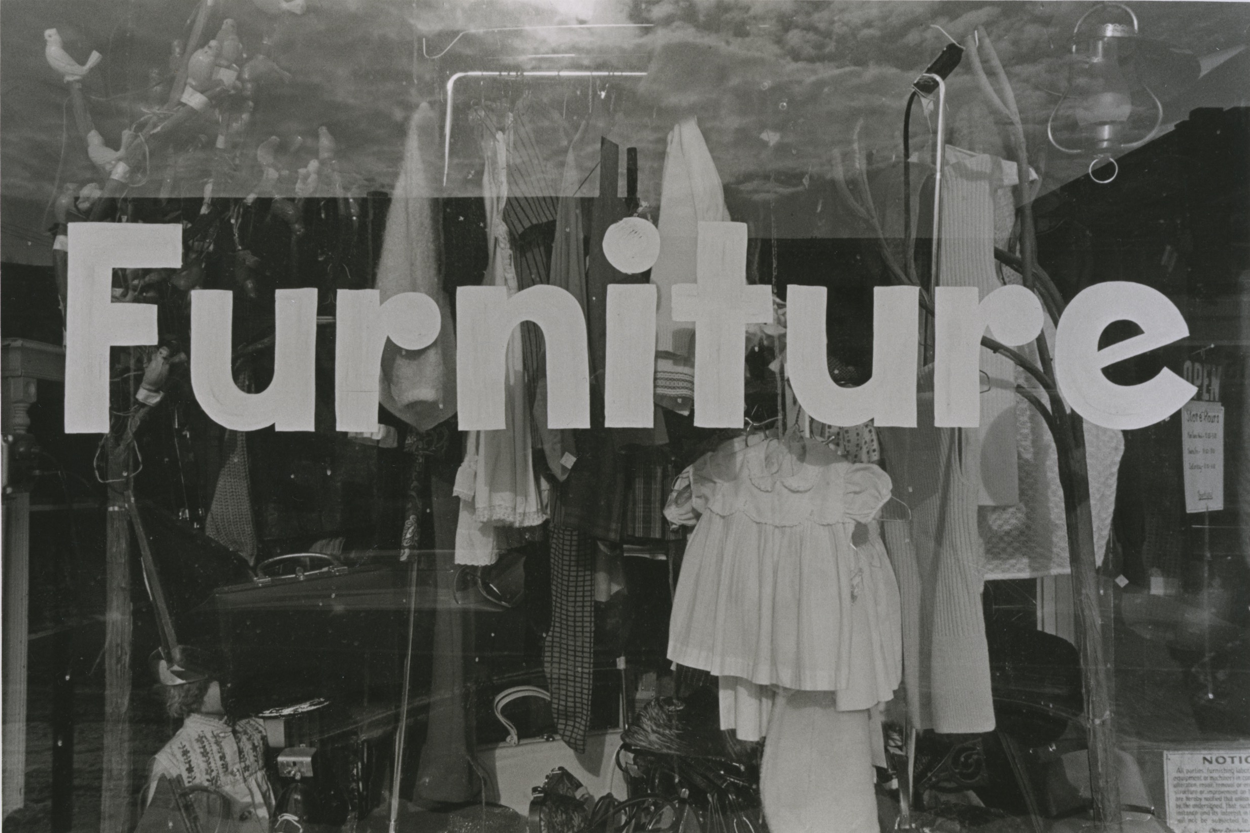 Furniture, Minneapolis, 1970