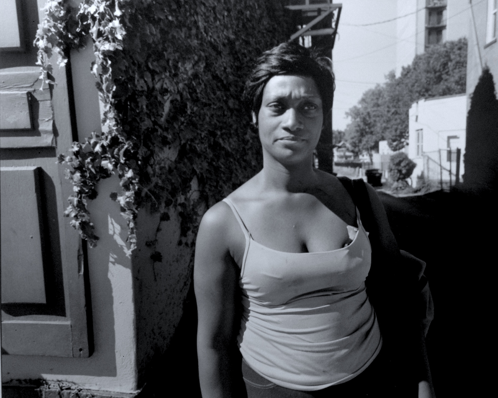 Portrait of a woman in morning sun, Saint Paul, Minnesota, 2015