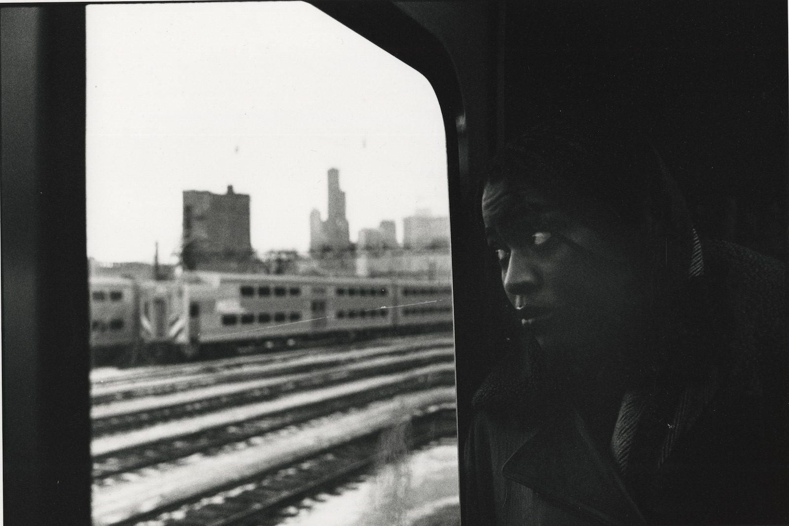 Woman on the train, Southside Chicago, 1995