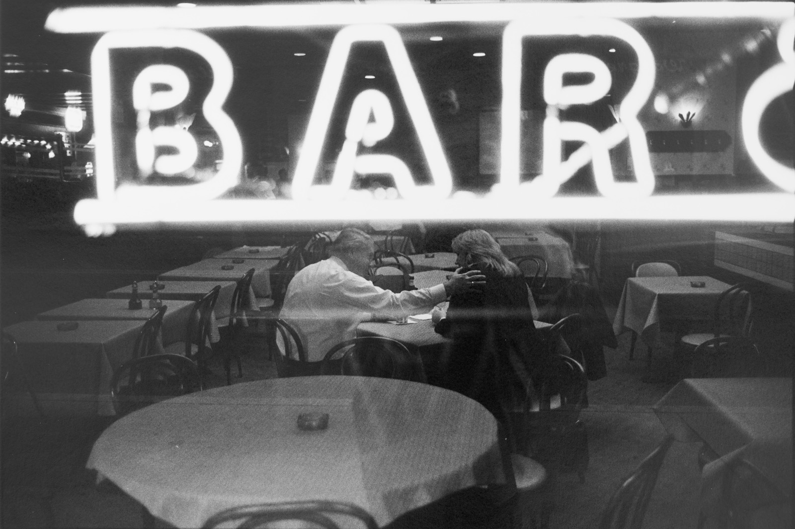Bar scene, Chicago, 1990