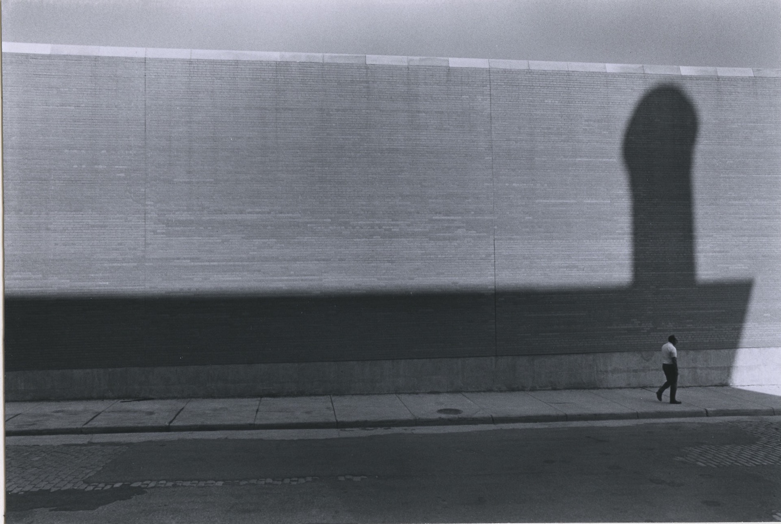 Man in Shadow, St Paul, Minnesota, 1970